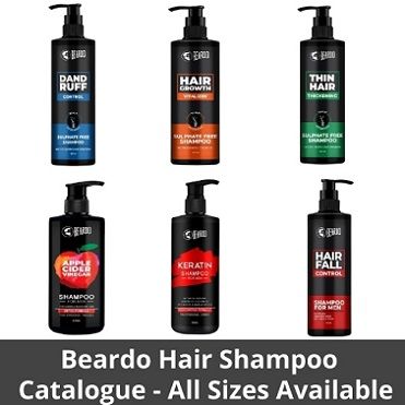 BEARDO HAIR FALL CONTROL SHAMPOO for Men 250ml And BEARDO HAIR WAX    Stuff From India
